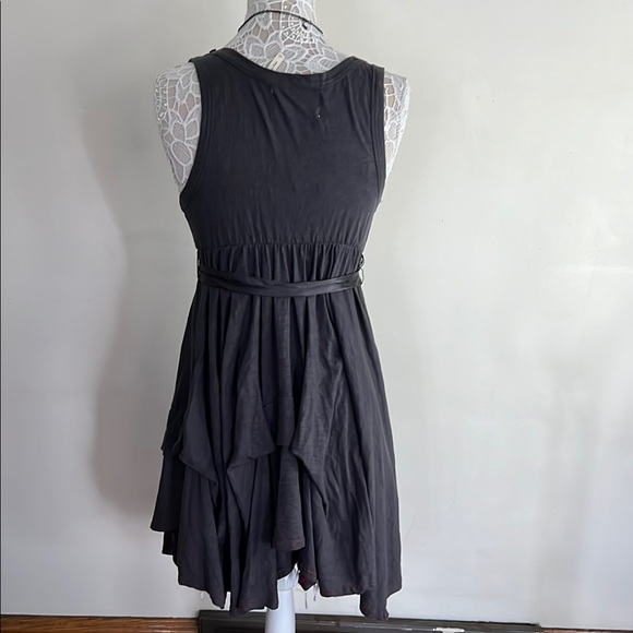 Buffalo David Bitton Gray Asymmetrical Wrap Sundress - Picture 9 of 15